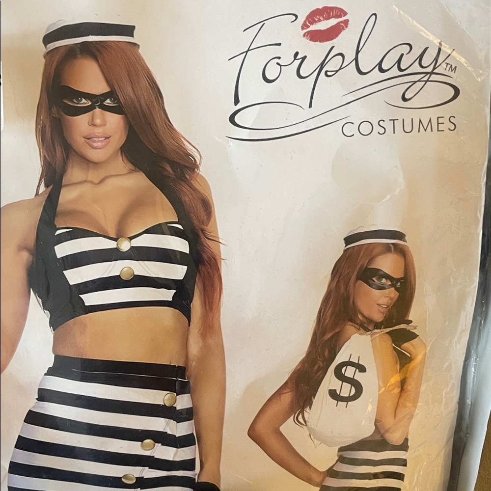Forplay Striped Bandit Costume